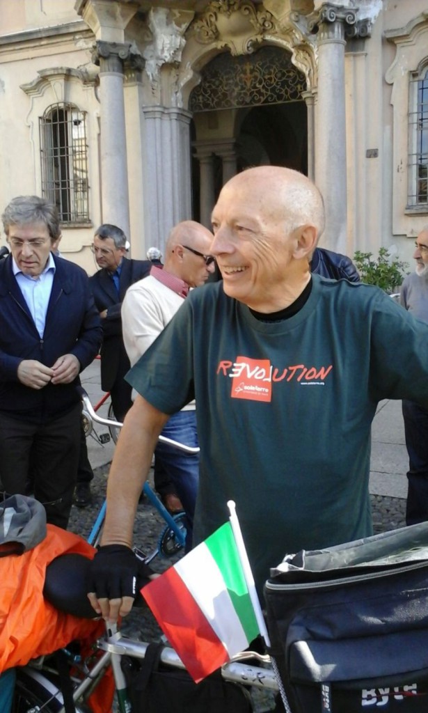 Oggi Il Ciclista Settantenne DIEGO VALLATI Partirà In Bicicletta Da ...